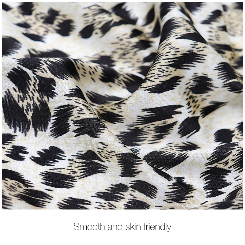 92 Nylon 8 spandex leopard digital print fabric